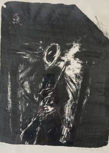 SUSAN ROTHENBERG (1945-2020) Signed OTIS Limited Edition LITHOGRAPH 23 OF 29: ARTIST: Susan Rothenberg (Buffalo, New York, Galisteo, New Mexico, 1945-2020) TITLE: Otis MEDIUM: Three-Color Lithograph, Universal Limited Art Editions, 1984-1985 OVERALL SIZE: Print: 29 1/2" x 22",