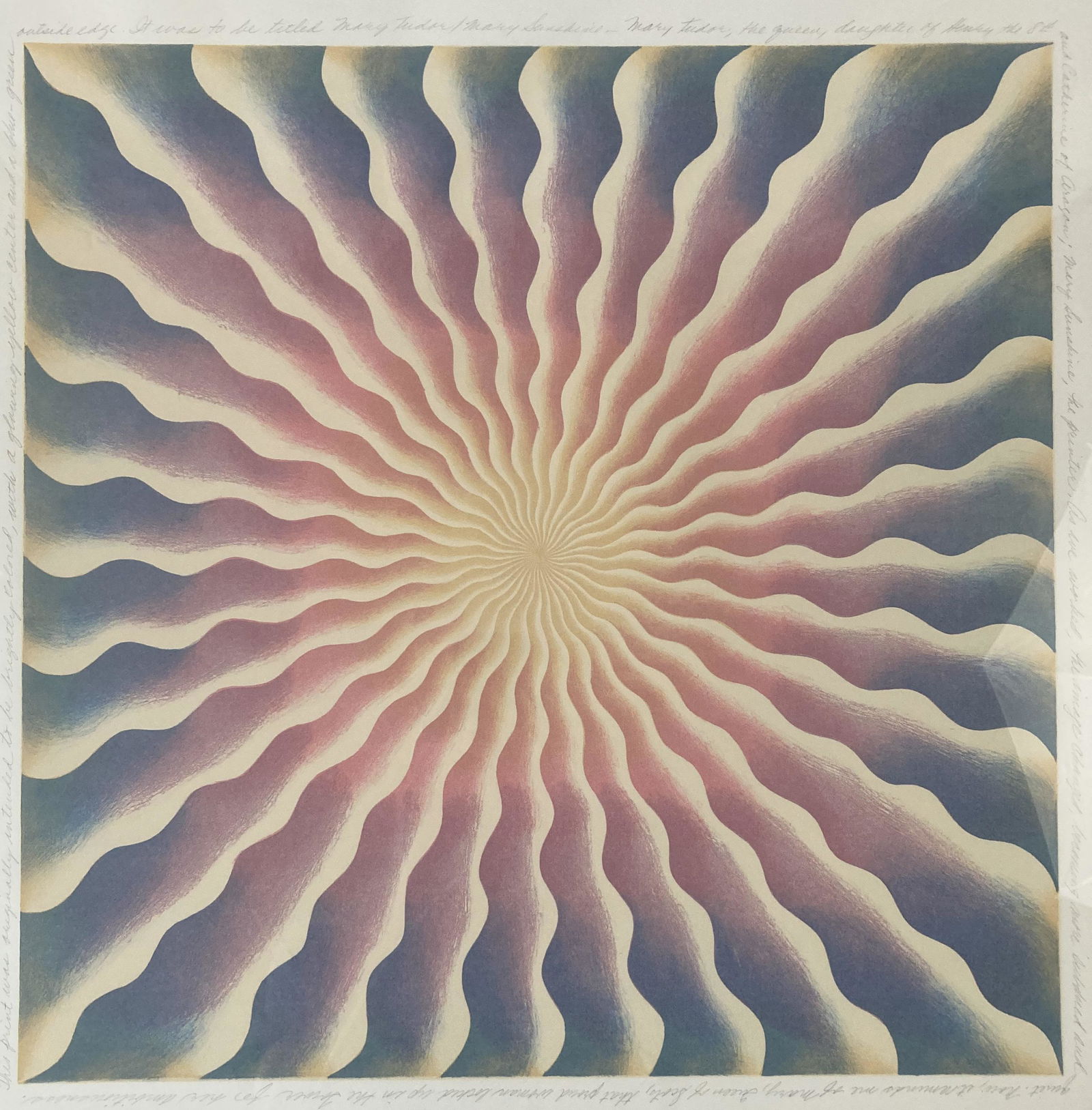 JUDY CHICAGO (b. 1939) Signed MARY QUEEN OF SCOTS 1973 Limited Edition LITHOGRAPH (1 of 17)