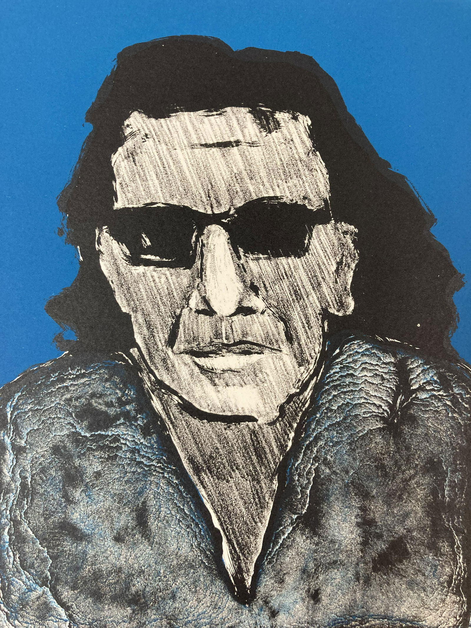 FRITZ SCHOLDER Pencil Signed SELF PORTRAIT Lithograph 1984 LIMITED EDITION (1 of 20)