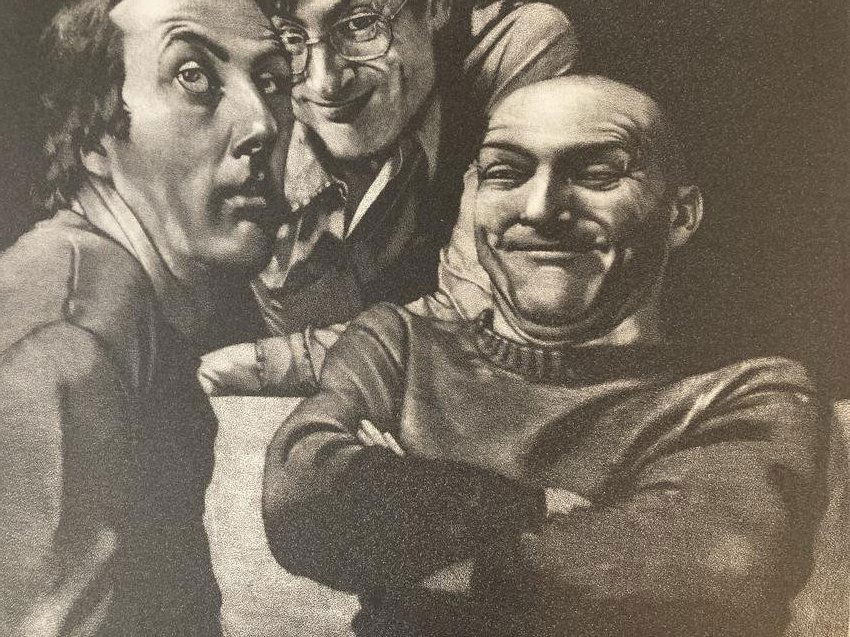 JOHANNES GRUTZKE (1937-2017) Signed GUTEN TAG Limited Edition Etching NUMBERED (1 of 11)