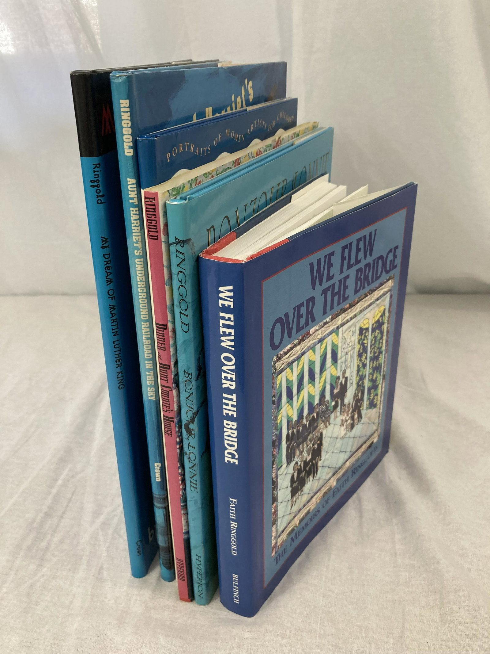 FAITH RINGGOLD Signed X3 BONJOUR, LONNIE We Flew Over the Bridge (1 of 20)