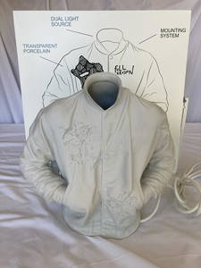 DANIEL ARSHAM (b. 1980) Signed ERODED SWEATSHIRT Porcelain Lamp AP 17 of 20