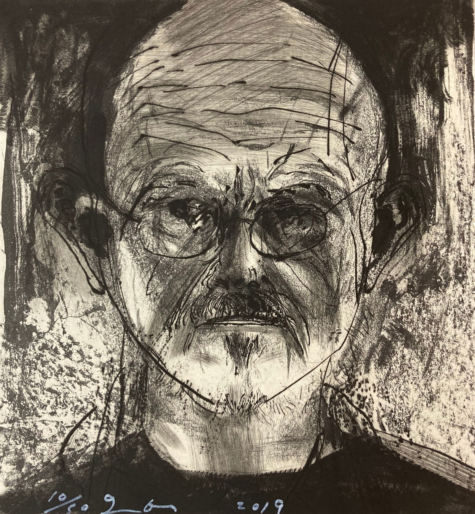 JIM DINE Signed SELF PORTRAIT Etching LIMITED EDITION Numbered #10 of 50 (1 of 20)