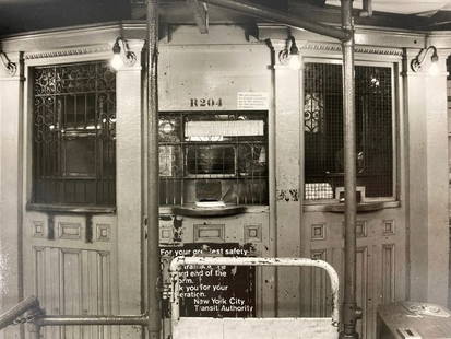 LEONARD SUSSMAN Signed x2 NEW YORK CITY SUBWAYS 1977 Token Booth GELATIN SILVER PRINT & ETCHING: AUTHOR/ARTIST: Leonard Sussman (San Francisco, California, New York City, b. 1947) TITLE: Token Booth: Wall Street, IRT - Lexington Ave, 1977 SIZE: Unframed: Matting (Photograph), Sheet (Etching) =