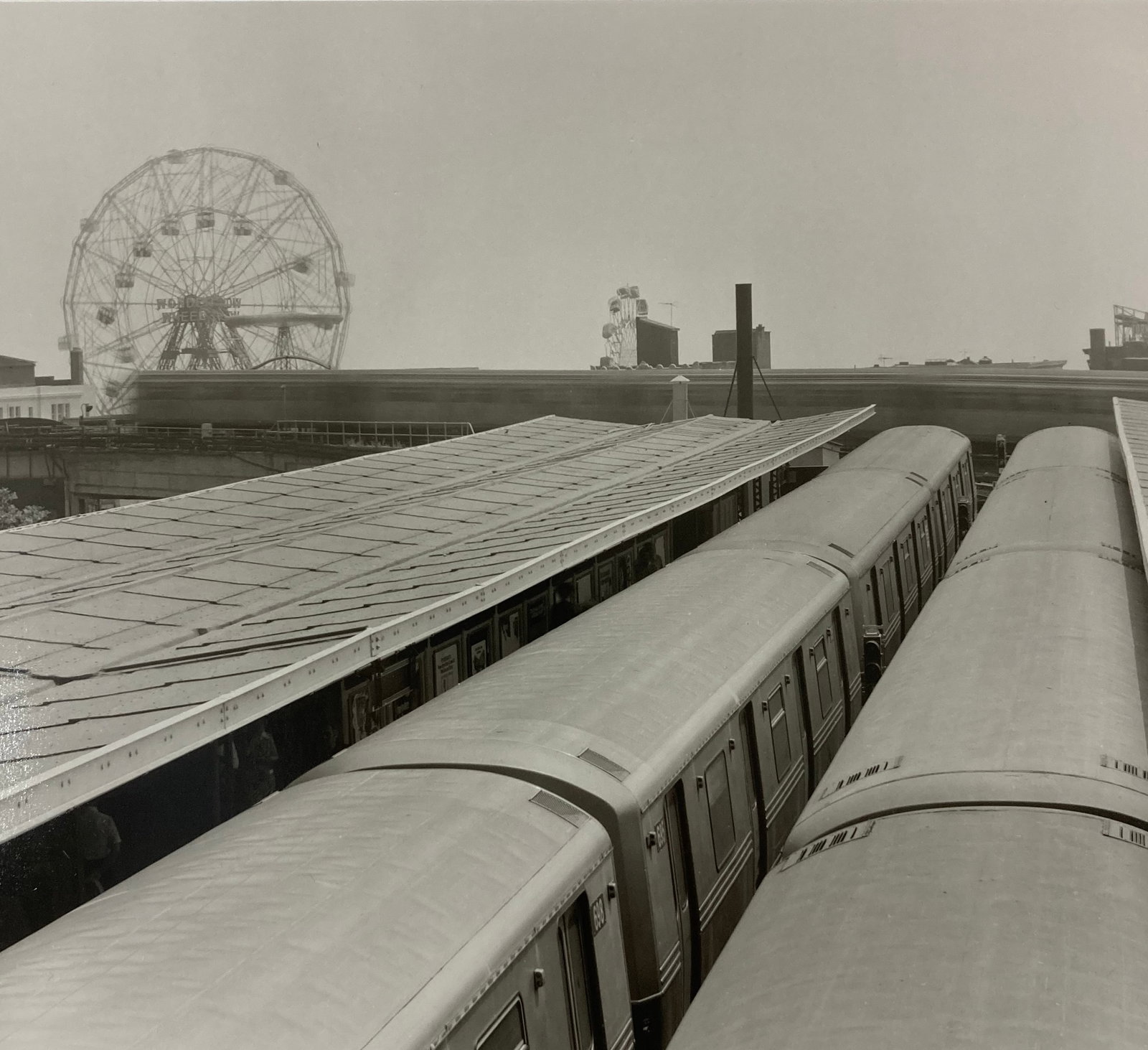 LEONARD SUSSMAN Signed x2 CONEY ISLAND 1977 New York City Subway GELATIN SILVER PRINT & ETCHING (1 of 16)