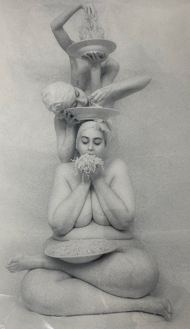 LYNN BIANCHI Signed MANGIA 1999 Gelatin Silver LIMITED EDITION Artist Proof (1 of 15)