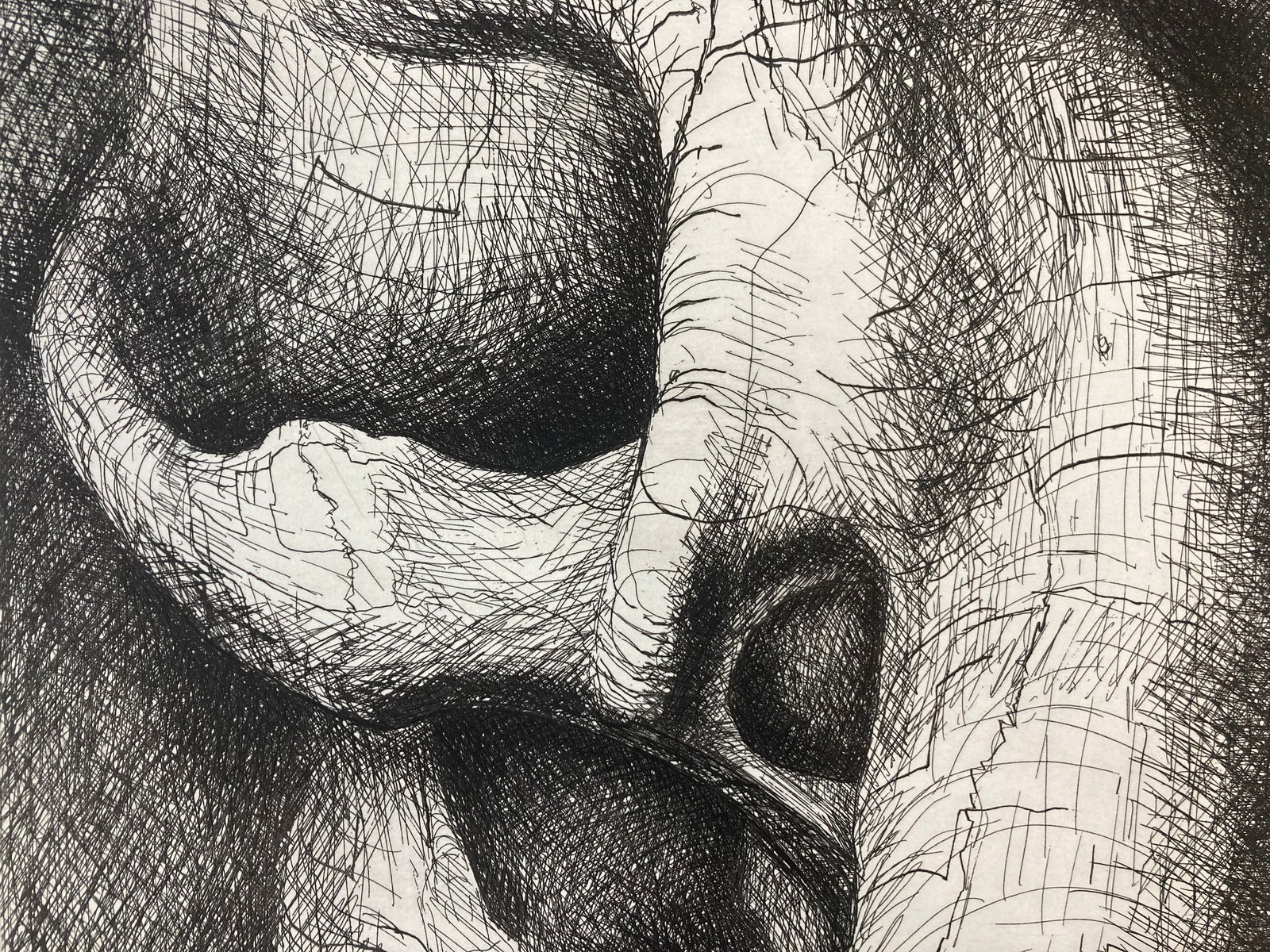 HENRY MOORE Signed ELEPHANT SKULL ALBUM Etching #XXV LIMITED EDITION Numbered 1969 (1 of 18)