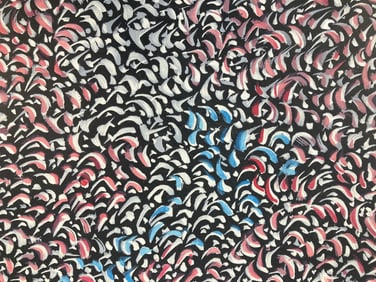 MARK TOBEY (1890-1976) Signed 1974 THE GRAND PARADE Limited Edition LITHOGRAPH