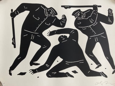 CLEON PETERSON (b. 1973) Signed CIVIL RIGHTS Limited Edition 2015