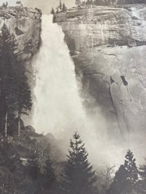 GUSTAV FAGERSTEEN (1829-1889) YO-SEMITE VALLEY California NEVADA FALLS