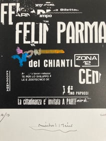 RICHARD MEIER Signed HAND PAINTED MULTIPLE Numbered SILKSCREEN PRITZKER PRIZE