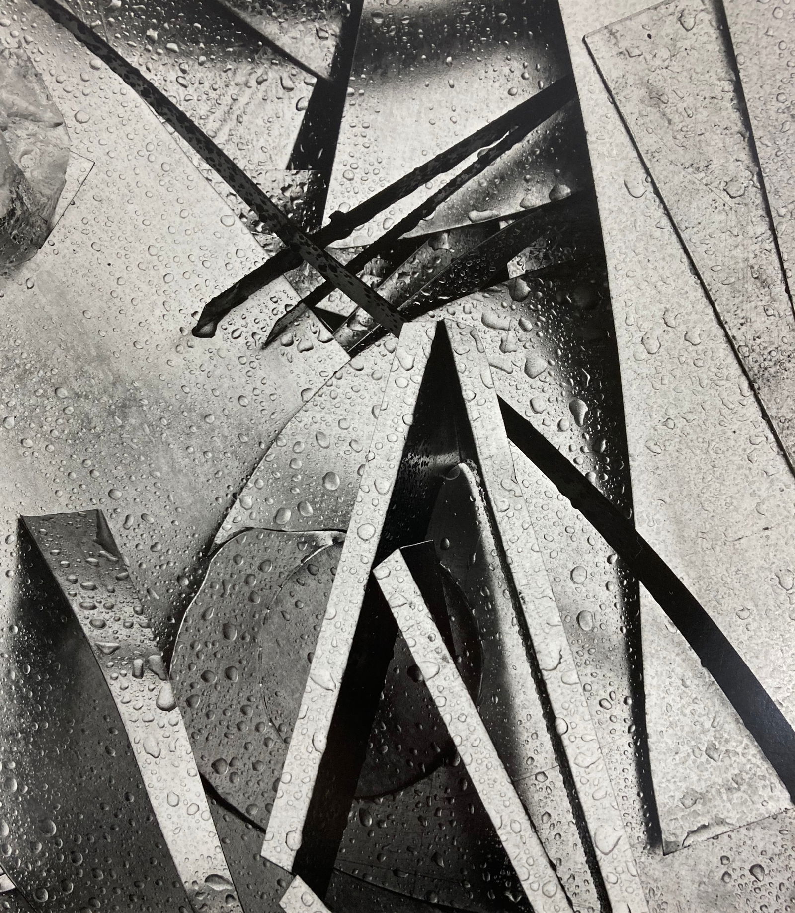 J. BARRY THOMSON (b. 1948) Signed METAL IN RAIN Vermont GELATIN SILVER PRINT (1 of 12)