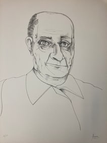 PETER PAONE Signed MY FATHER 1969 Lithograph LIMITED EDITION Numbered