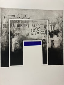 NORMAN ACKROYD Pencil Signed LANDSCAPE Aquatint Engraving LIMITED EDITION