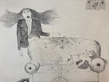 JANOSCH (B. 1931) Signed NINA Limited Edition Etching NUMBERED