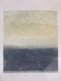 TERRI ZUPANC Signed ETCHING Untitled (Land) 1997 LIMITED EDITION Numbered