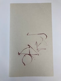 ROBERT MOTHERWELL Signed LITHOGRAPH Three Poems OCTAVIO PAZ Limited Edition