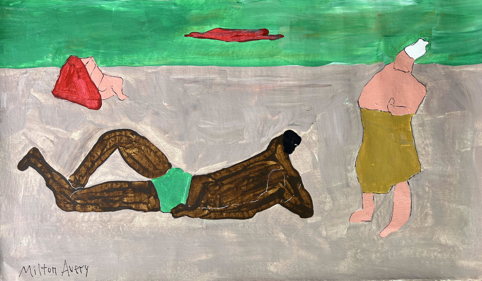 Milton Avery (American, 1885-1965) -- Oil on Canvas (1 of 3)