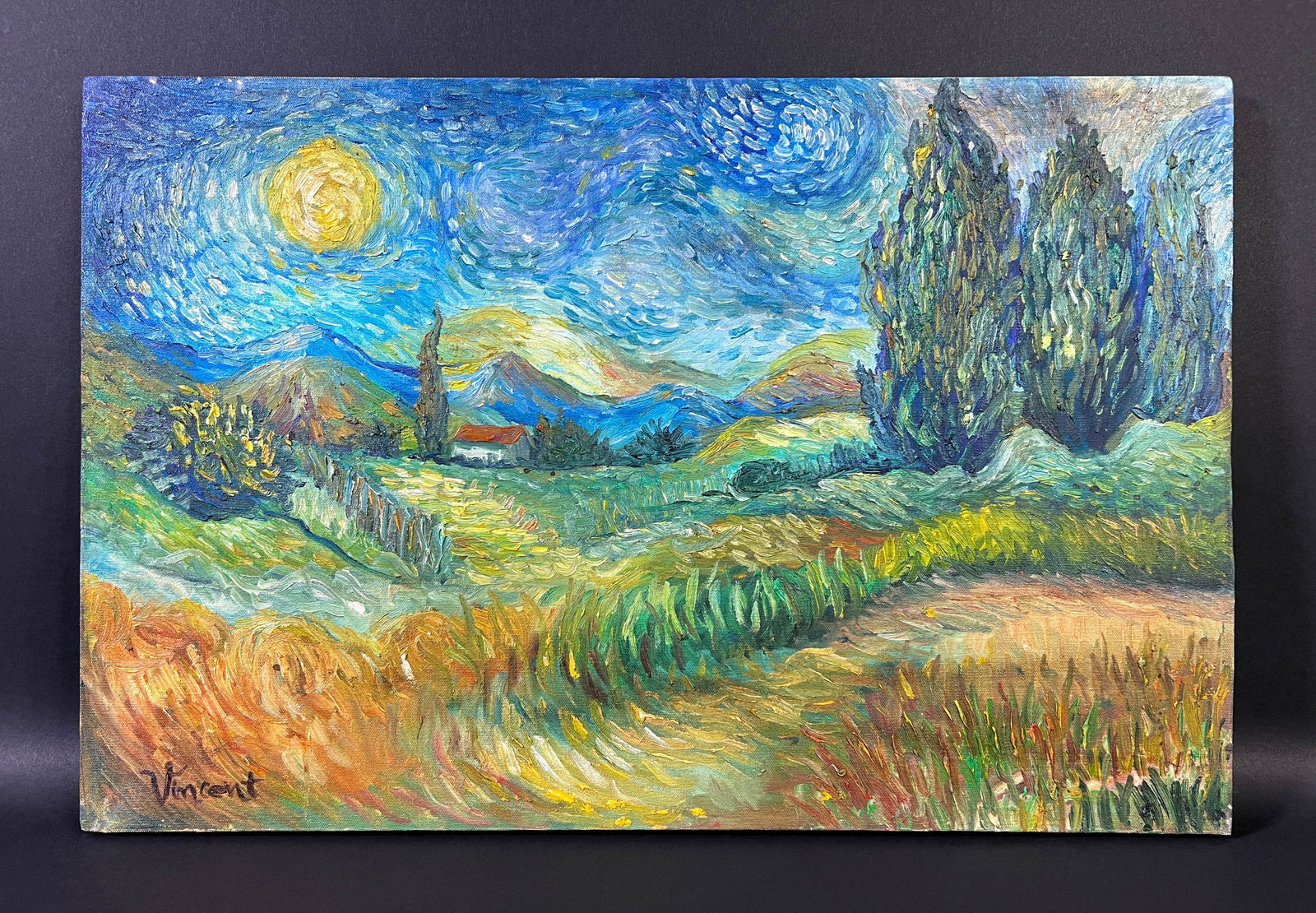 Vincent Van Gogh (Dutch, 1853-1890) Oil on Canvas (1 of 4)