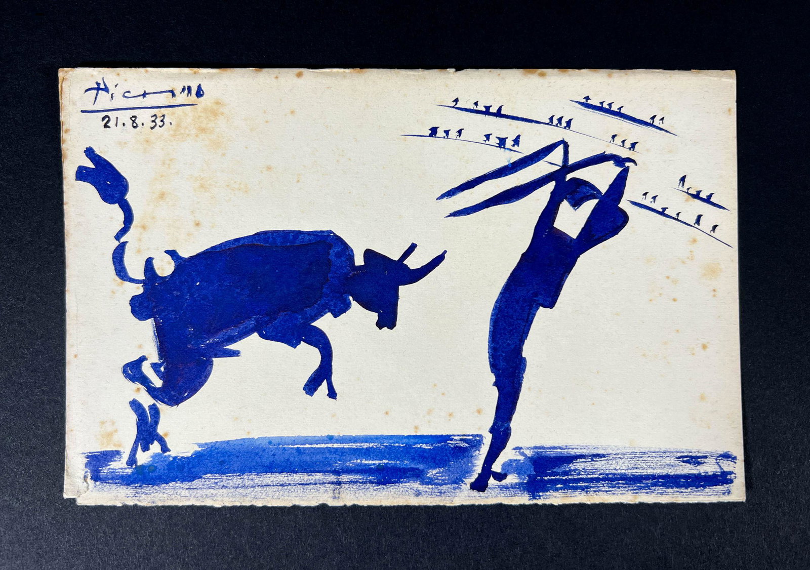 Pablo Picasso (Spanish, 1881-1973) Gouache on Paper (1 of 4)