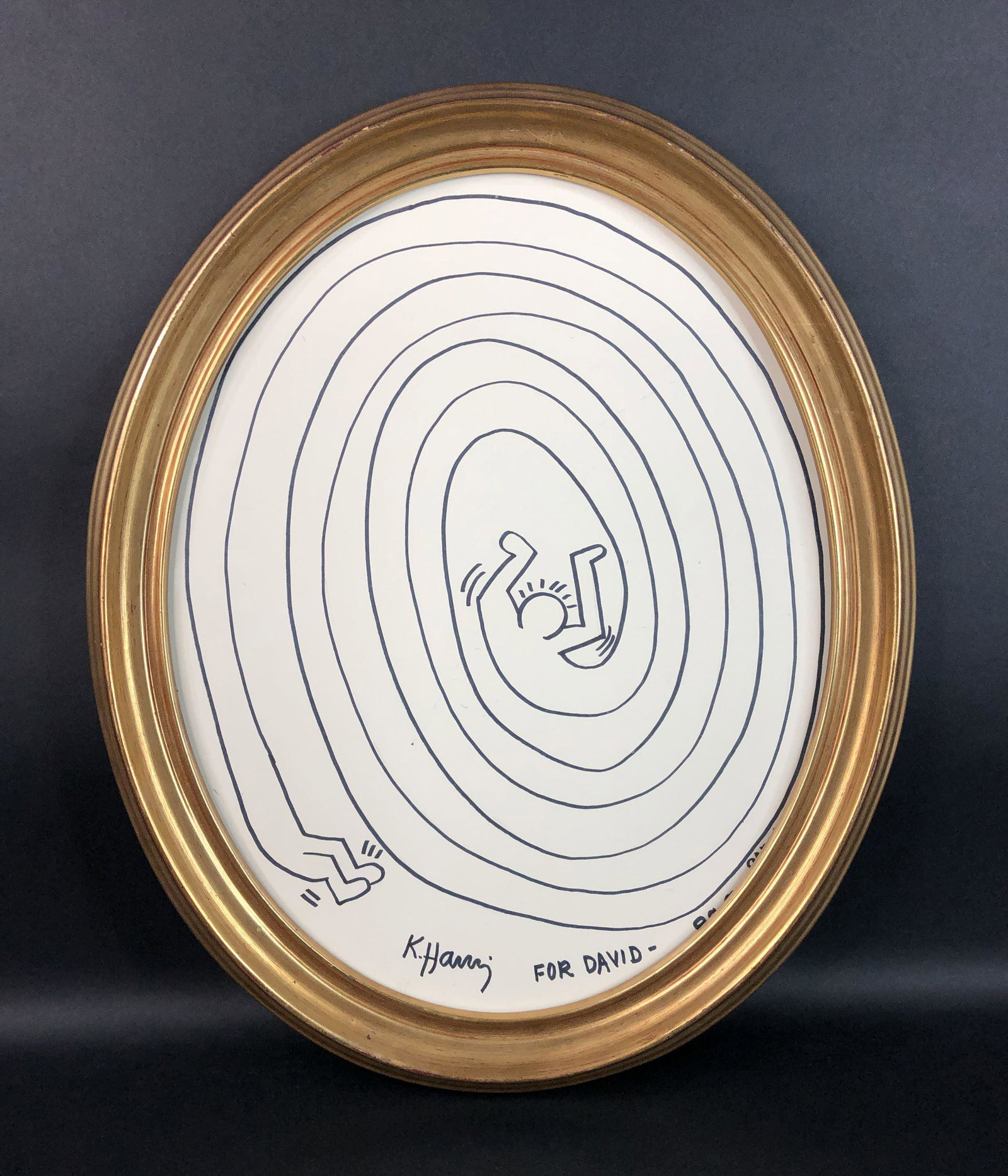 Keith Haring (American, 1958-1990) - Marker on Paper (1 of 5)