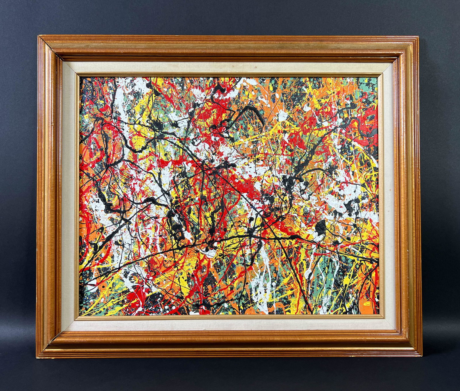 Jackson Pollock (American, 1912-1956) Acrylic on Canvas (1 of 4)