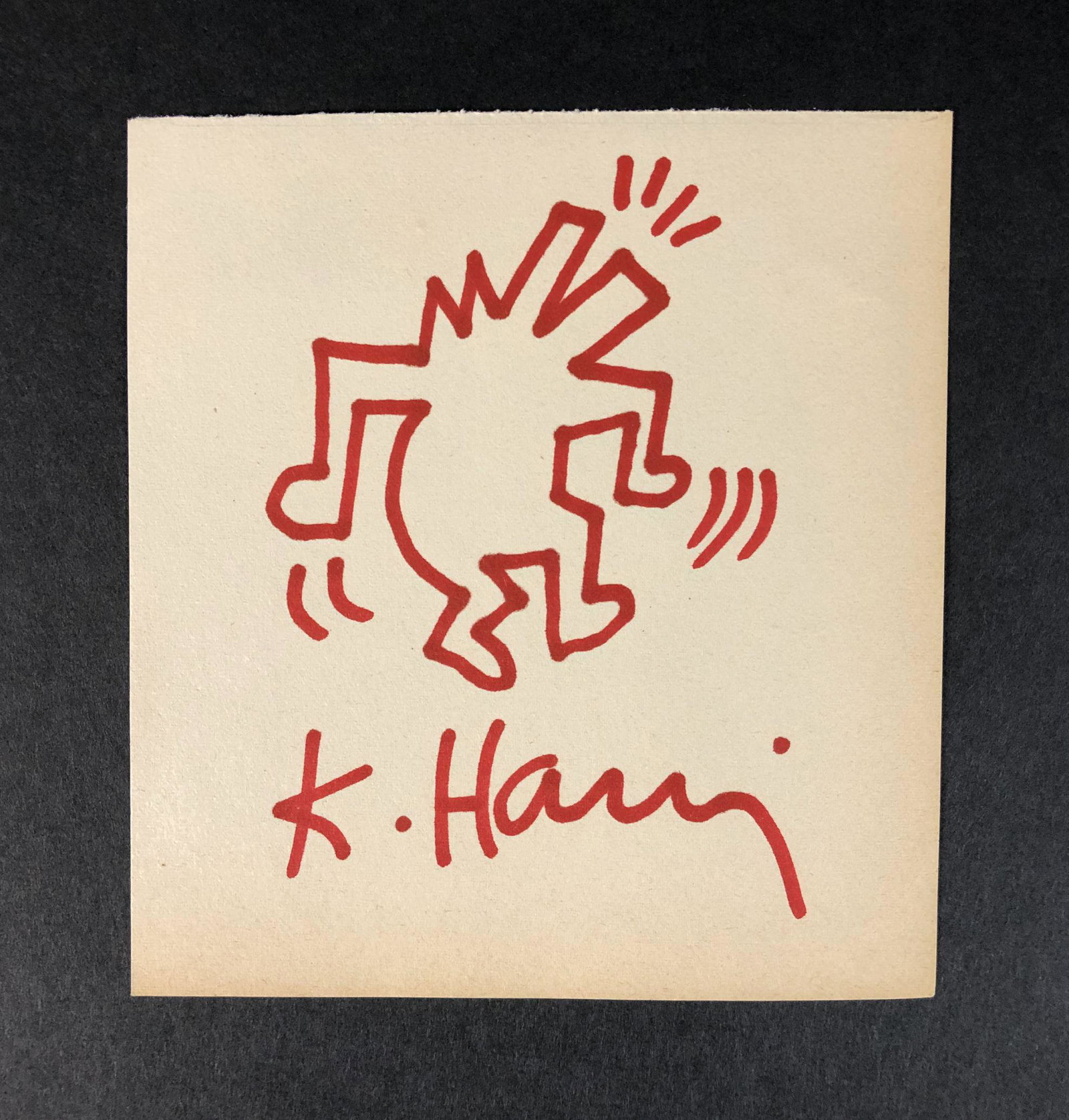 Keith Haring (American, 1958 -1990) Ink on Paper (1 of 3)