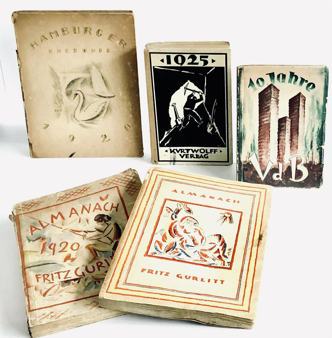 5 German Yearbooks for Art 1919-25, with Original Works (1 of 13)