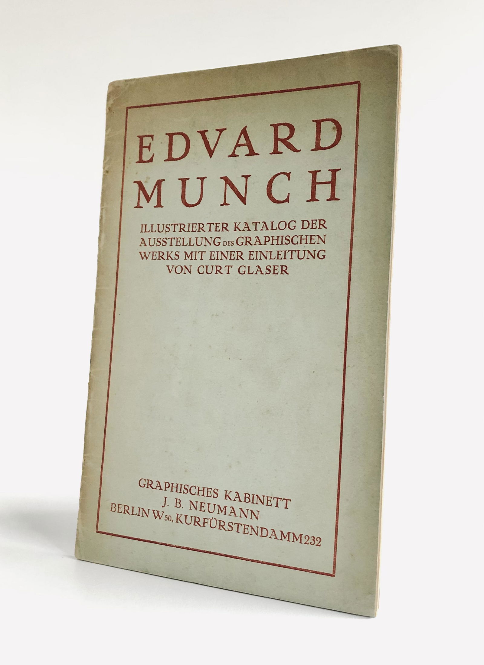 Edvard Munch: Rare Catalog from 1915 (1 of 5)