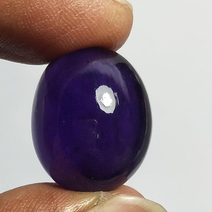 40.15 CTS NATURAL AMETHYST OVAL CABOCHON LOOSE GEMSTONES (1 of 4)