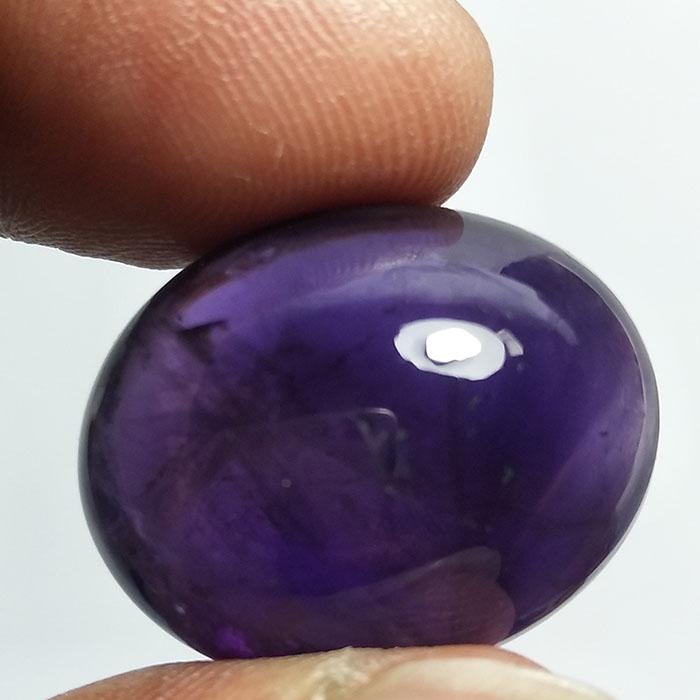 42.45 CTS NATURAL AMETHYST OVAL CABOCHON LOOSE GEMSTONES (1 of 3)