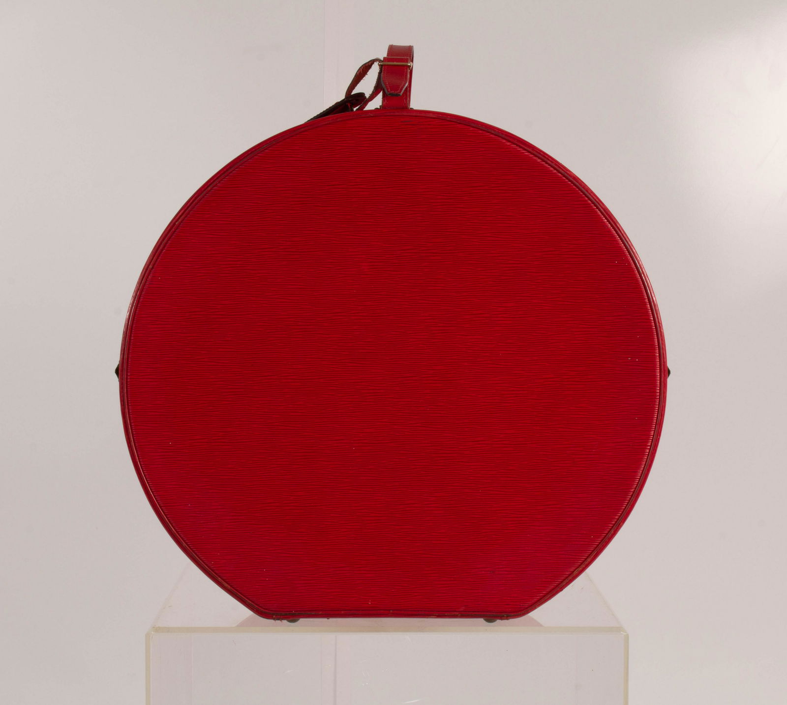 Louis Vuitton Epi Leather Hat Box Red Pre 2000s (1 of 13)