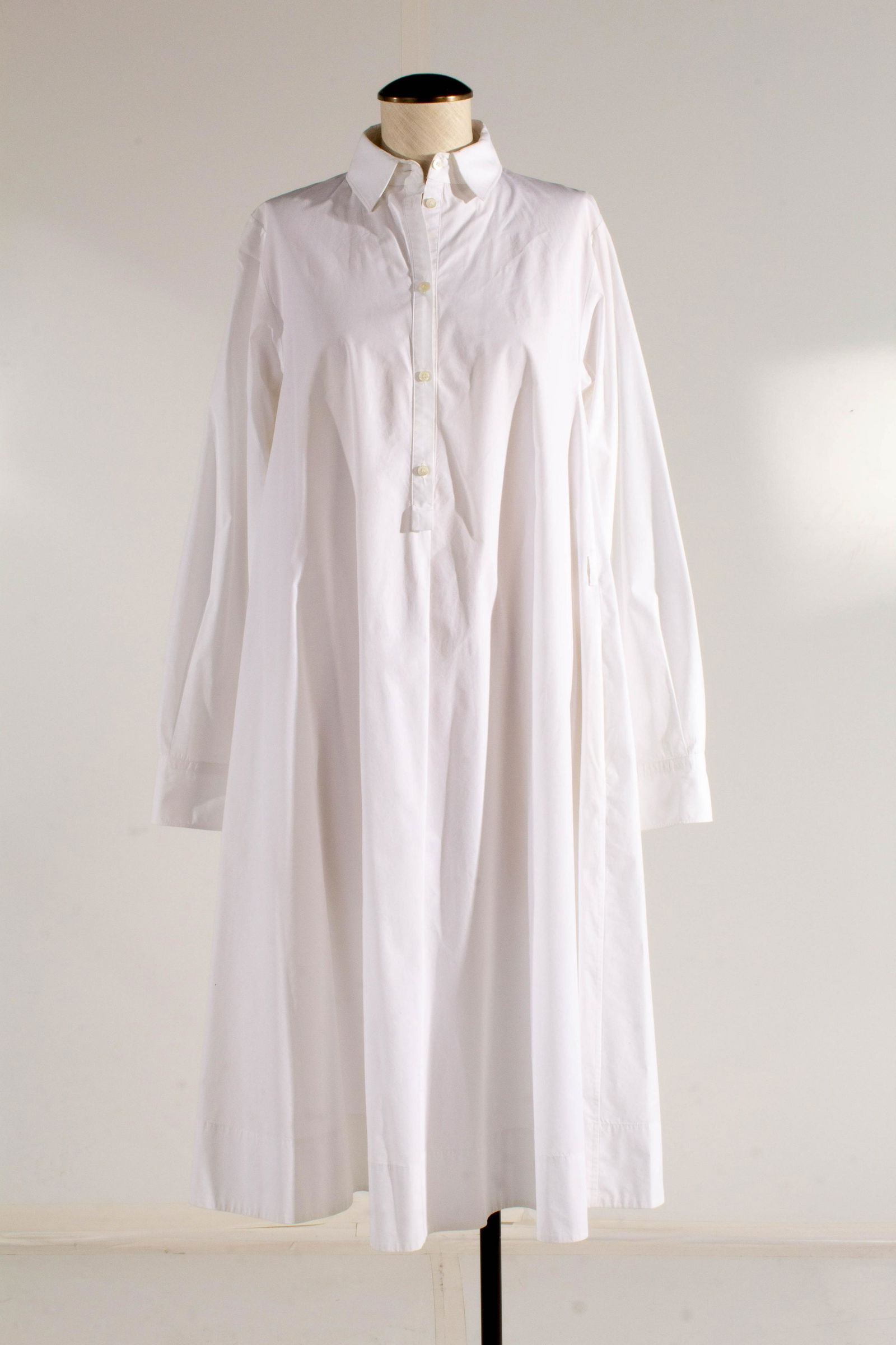Loro Piana Cotton Dress Size 44 WHITE (1 of 12)