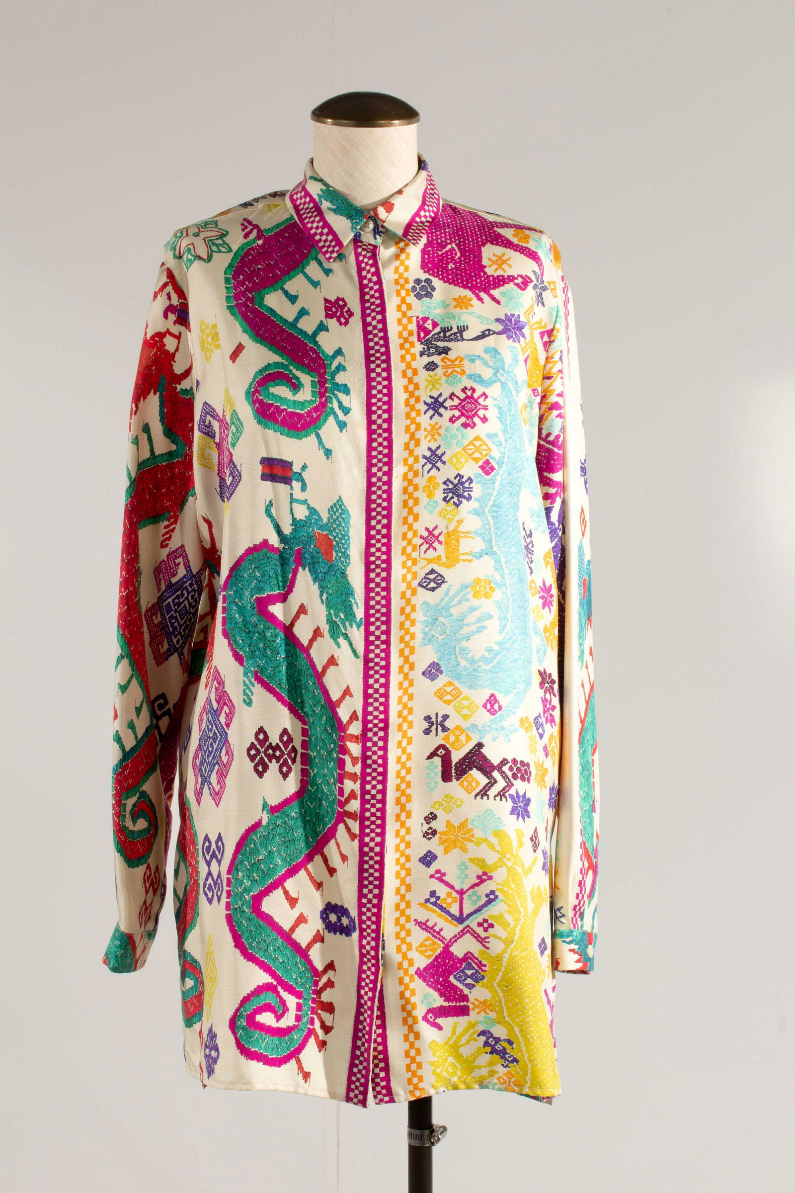 Etro Silk Blouse Multi Color (Spot) (1 of 11)