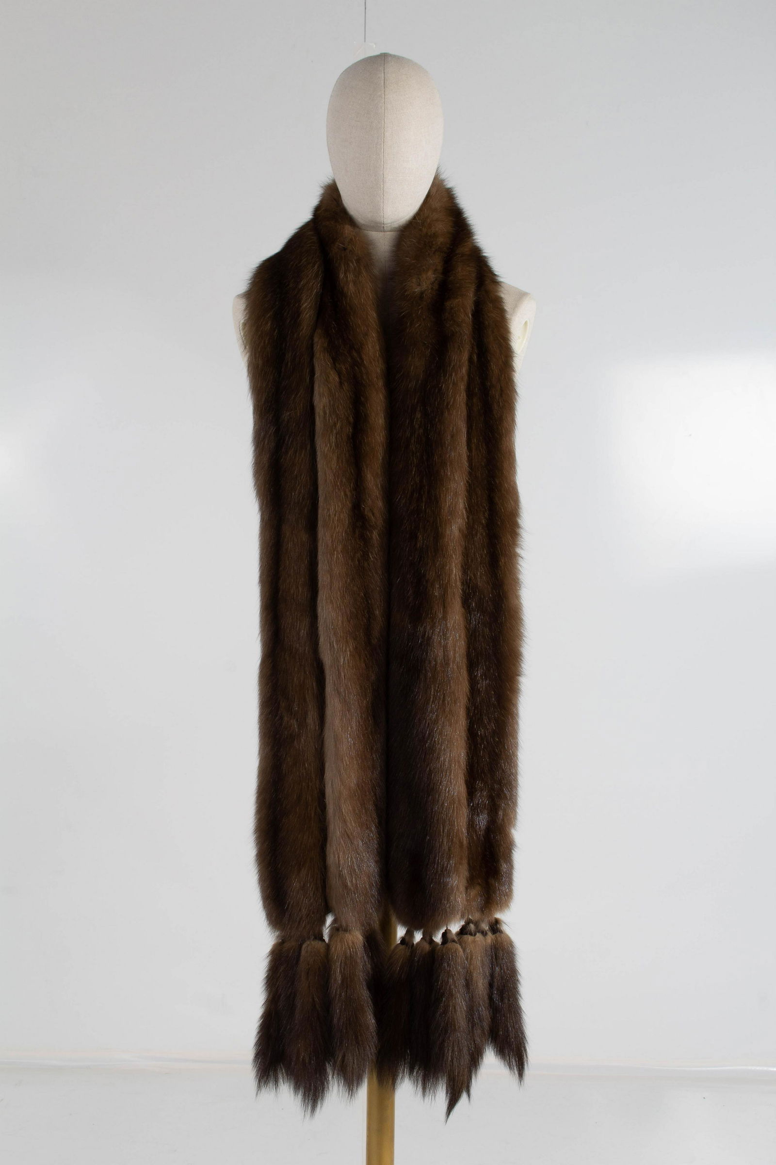 Royal Crown Sable for I. Magnin Scarf Brown (1 of 8)