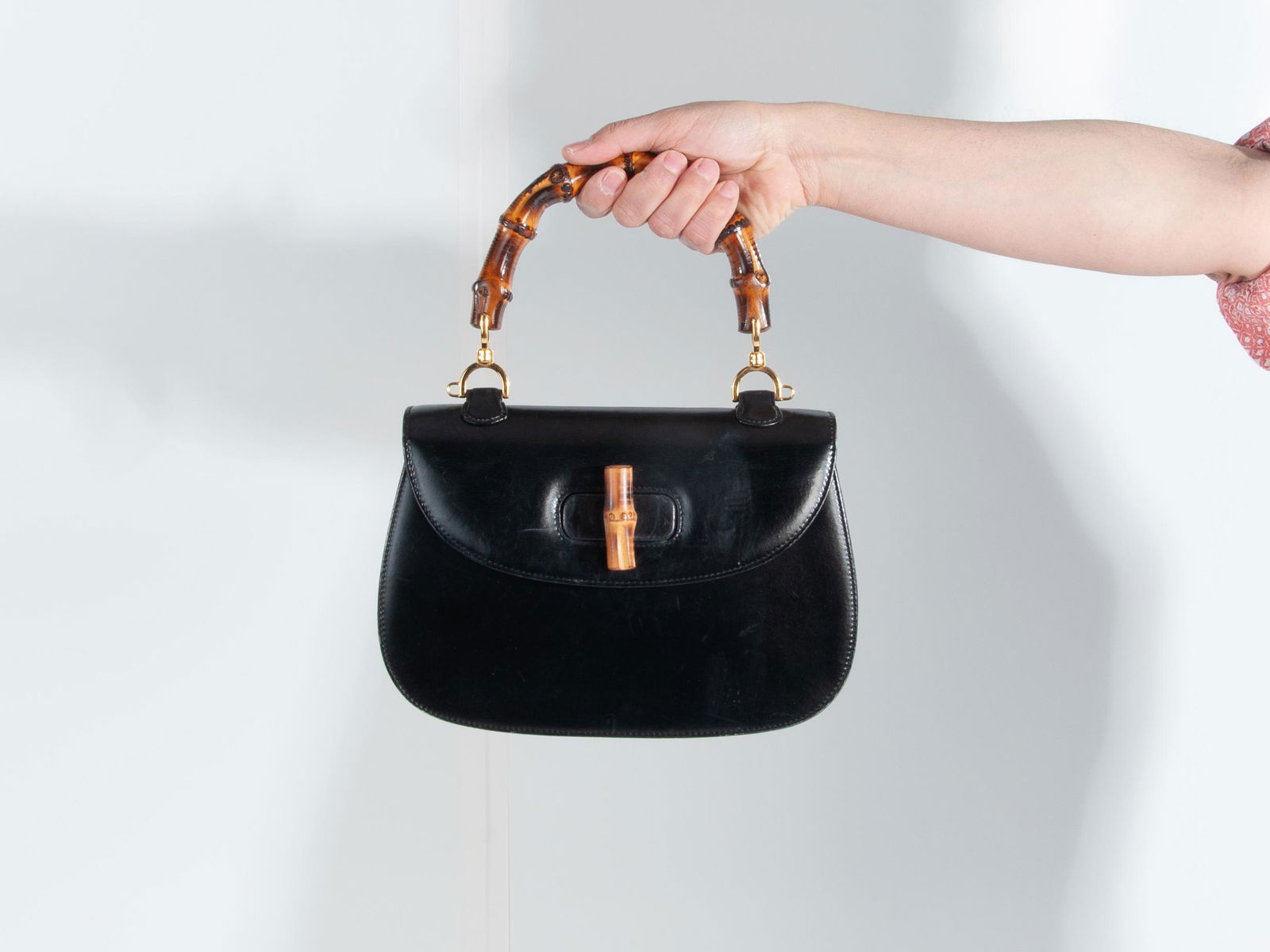 Gucci Rounded Bamboo Handle Kelly Bag (1 of 13)