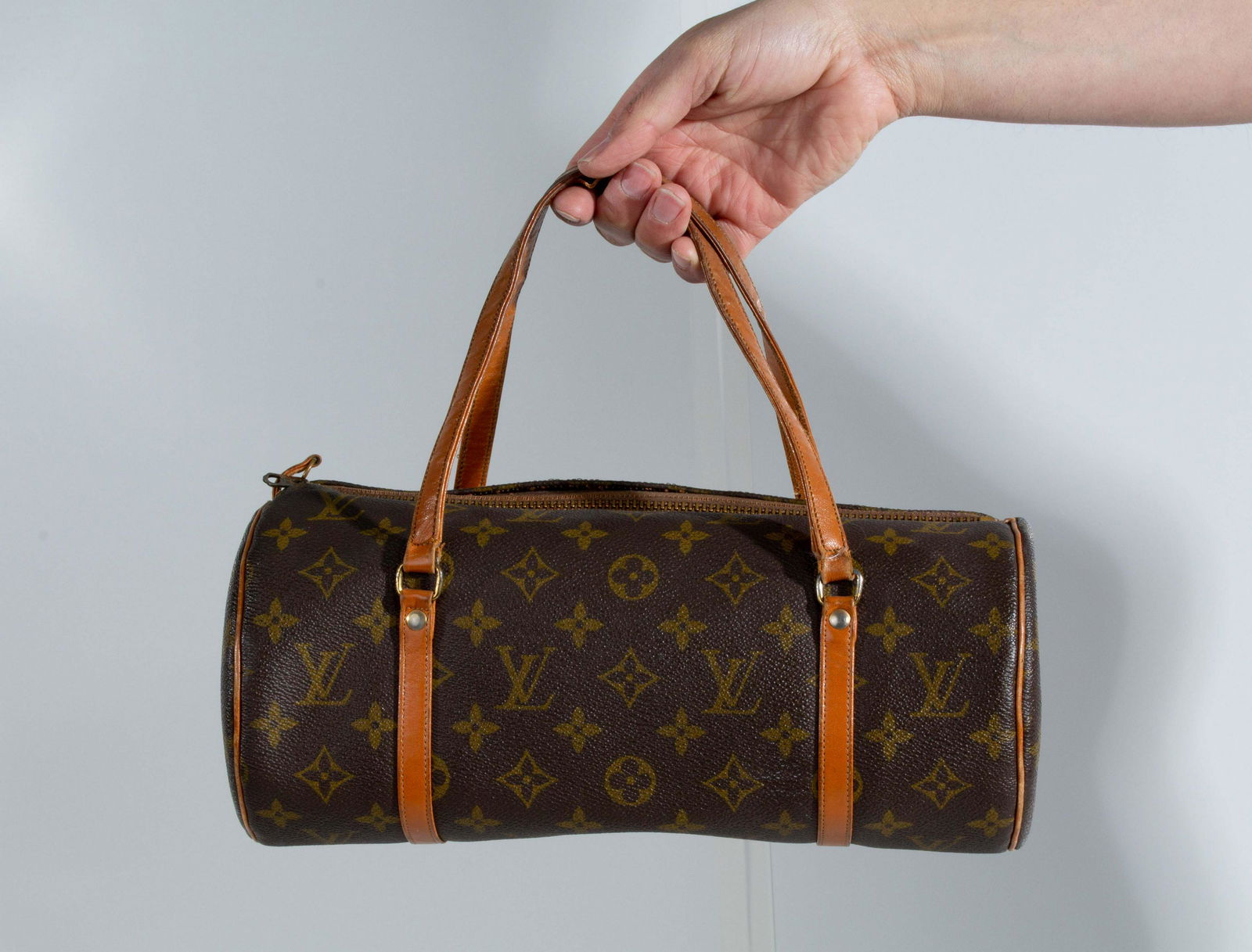 Vintage Louis Vuitton Papillion Monogram Handbag Needs Some Repair (1 of 8)