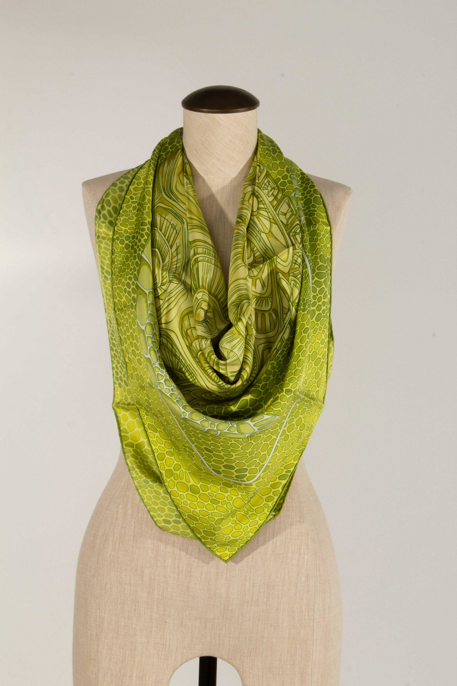 Hermes Paris Silk Twill 90cm Scarf "De Madras a Zakynthos" (1 of 7)