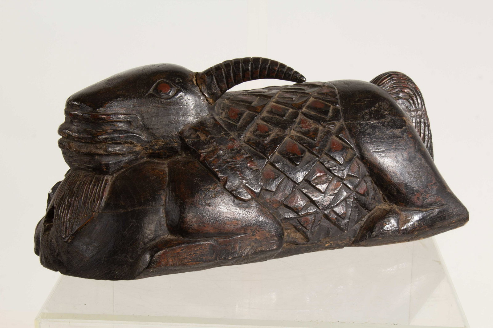 Carved Asian Bull: Carved Asian Bull