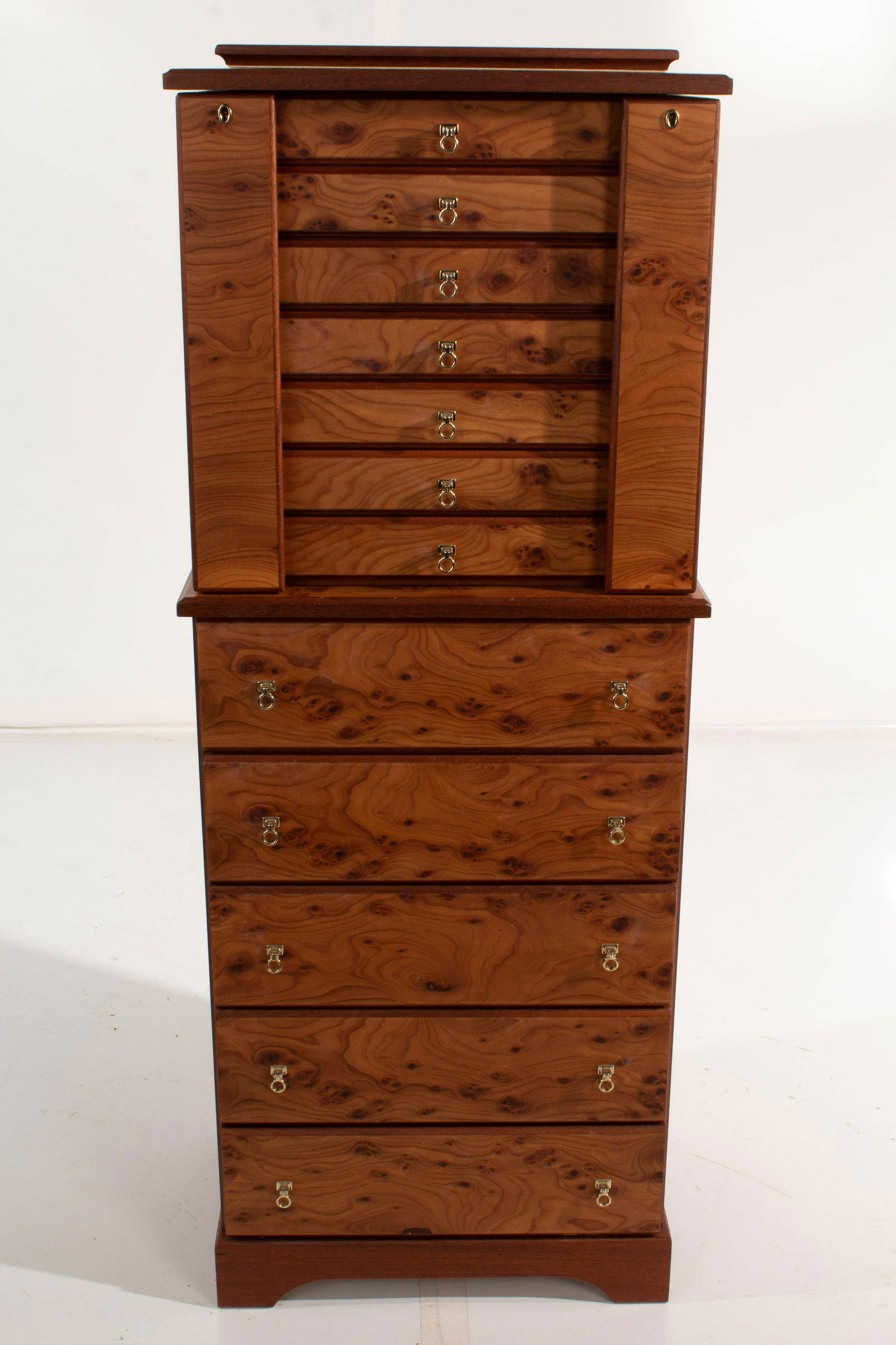 Agresti Burlwood Jewelry Cabinet (1 of 20)