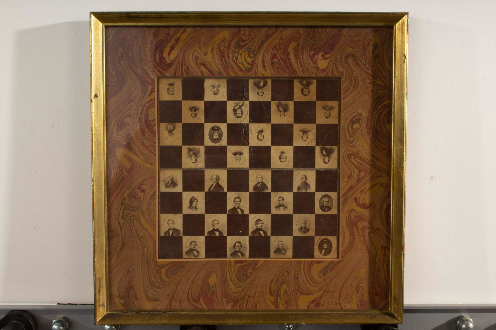 Presidential Lithographic Framed Checker Board (1 of 13)