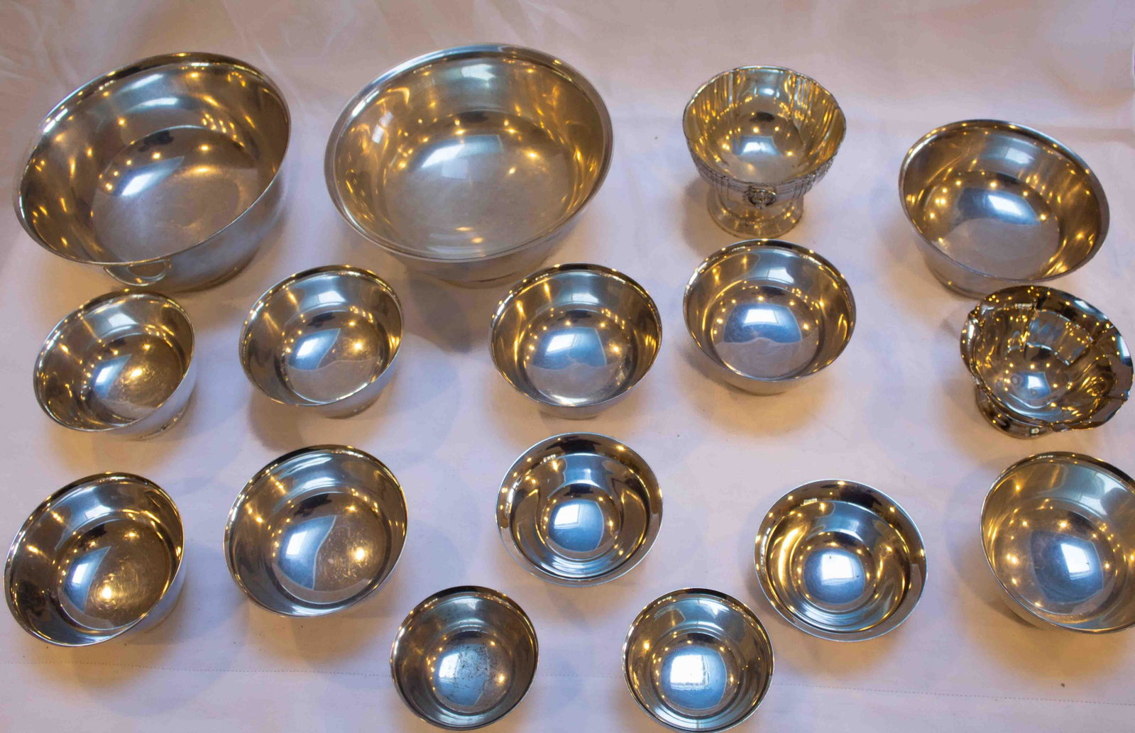 Lot of Silverplate Bowls: Lot of Silverplate Bowls