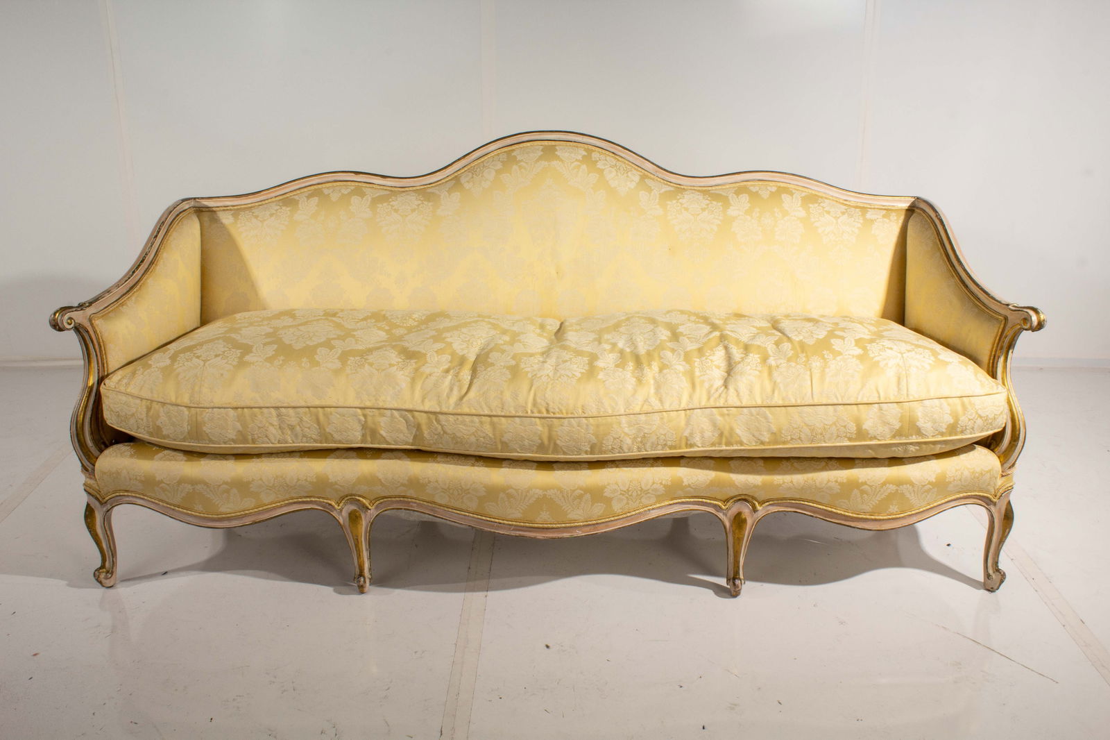 Wood Frame Louis Style Sofa (1 of 20)