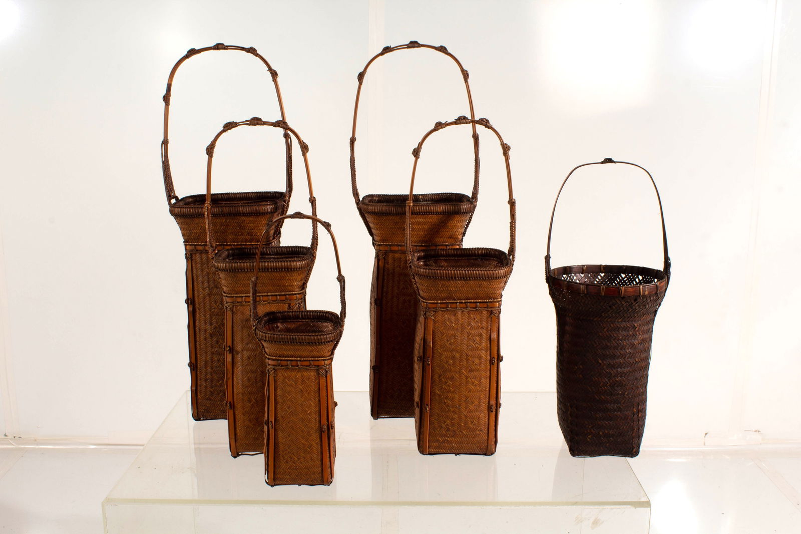 Japanese Ikebana Style Bamboo Baskets (1 of 9)