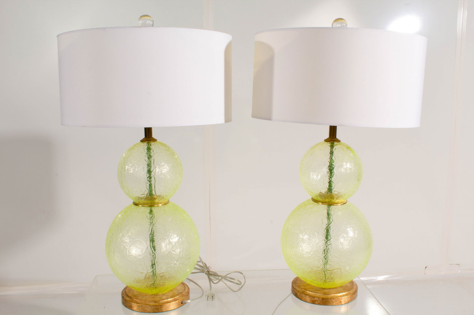 Italian Murano Glass Lamp (Pair) (1 of 9)