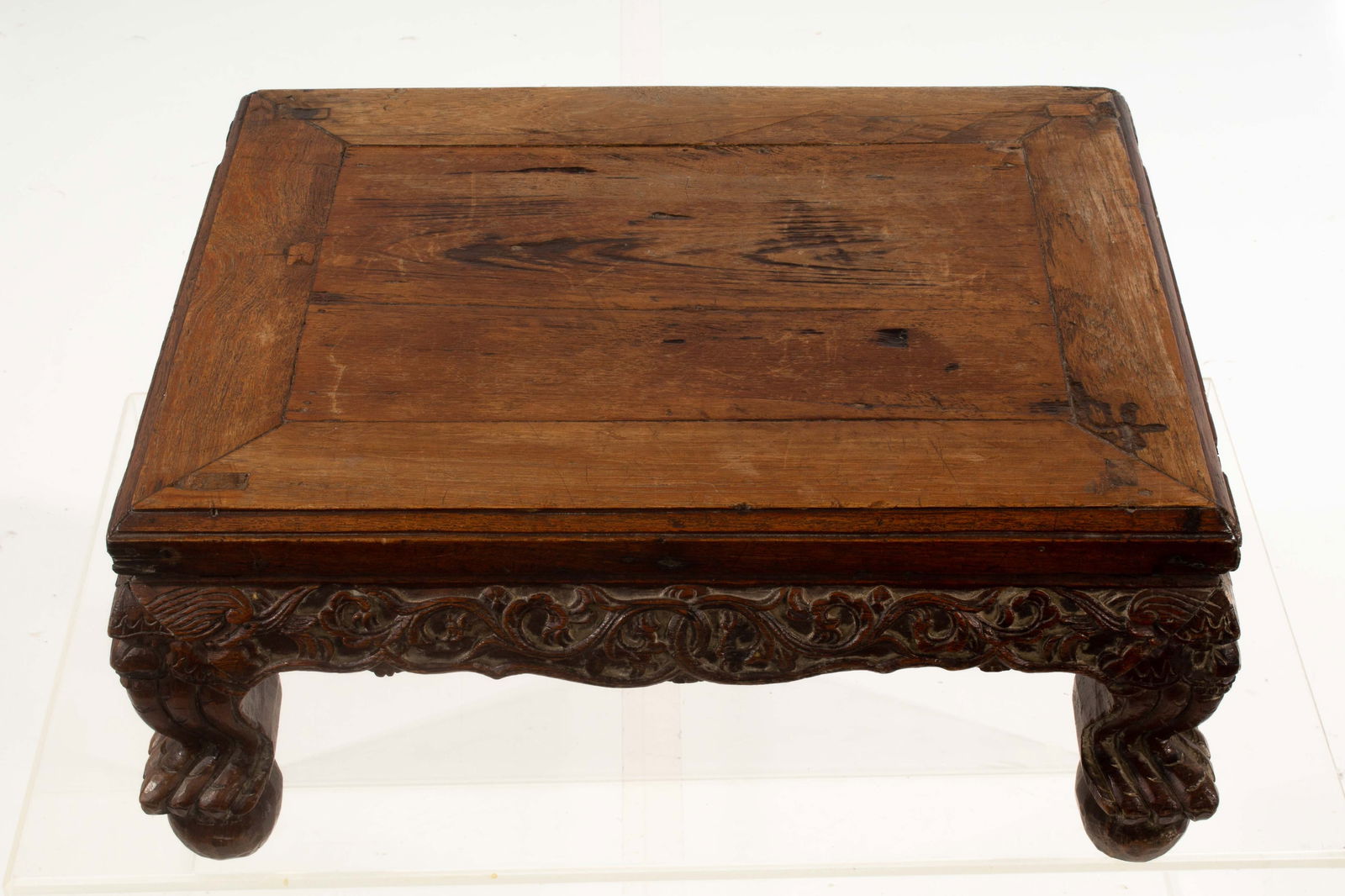 Chinese Wooden Chippendale Low Table (1 of 11)