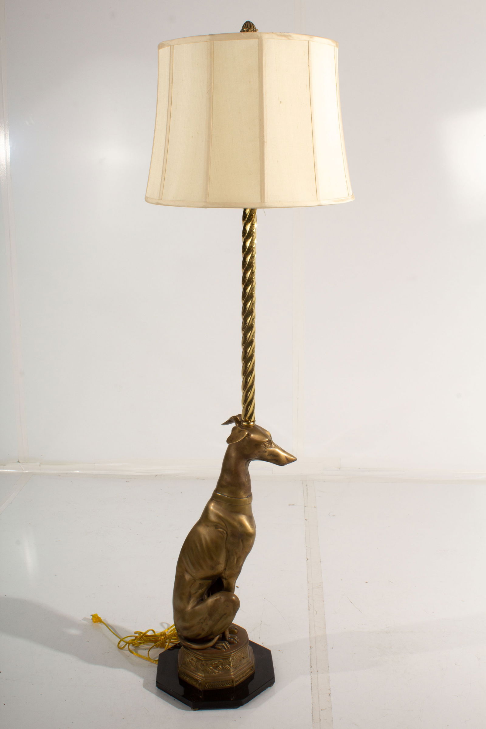Brass Greyhound Floor Lamp (1 of 20)