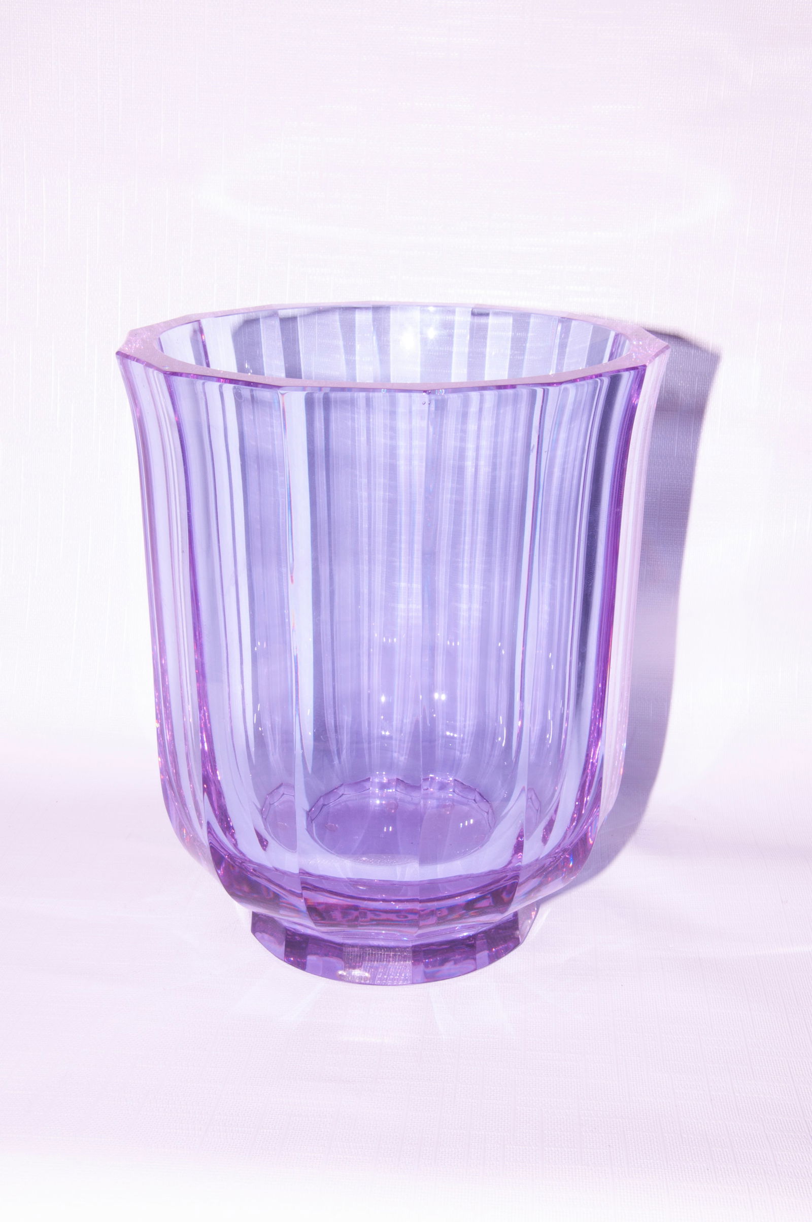 Moser Purple Crystal Vase (1 of 3)