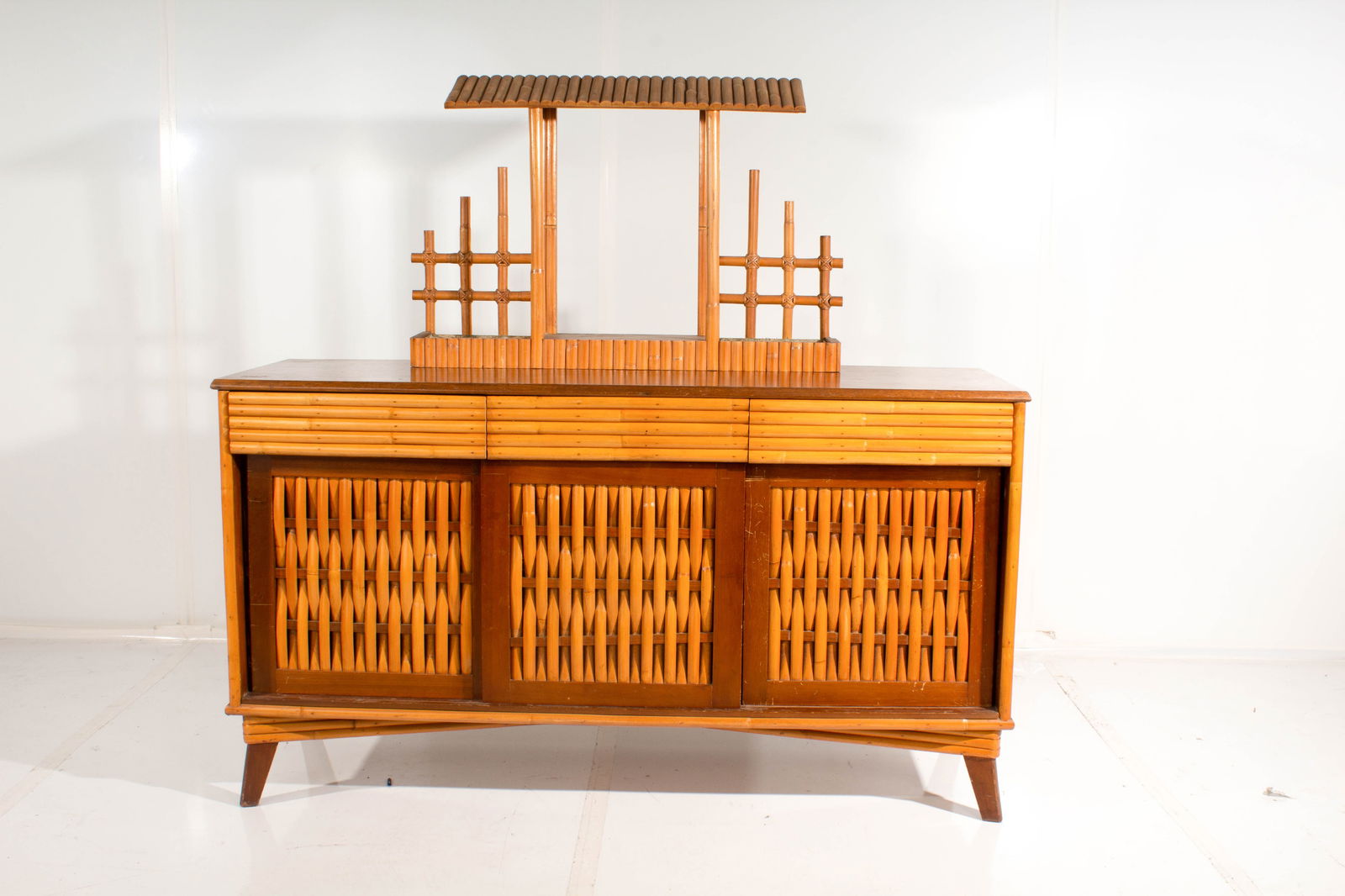 Bamboo Dresser/ Bar/ Buffet (1 of 4)