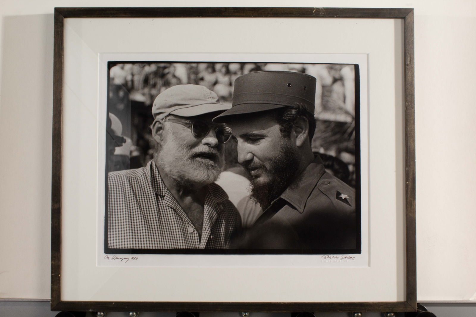 Photo of Castro And Hemingway, Signed Osvaldo Salas (1 of 13)